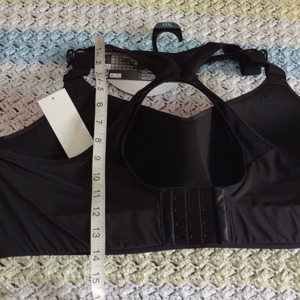 Avia XXXL (D-DD) Non Wire High Support Black Bra *Flawed* - Picture 6 of 14